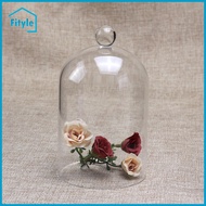 Eternal Flower Glass Cover DIY Glass Dome Cloche Cover for Home Party Desk