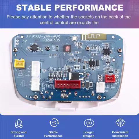 A63T-Electric Ride On Car Vehicle 24V JR1956G Children' S Central Control Box Music Player Power Con