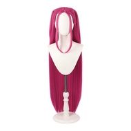 Women Long Straight Cosplay Wig Natural Looking High Temperature Fiber Halloween Costume Party Middl