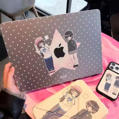 College Style Manga Girl Laptop Cover For Macbook Air13 15in NEO M5 M4 A3240 A3113 A3241 A2941 A2337