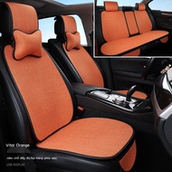 【2.8 Thousand People Collection】Car Seat Cushion, Four Seasons Popular Fabric, Three Lien Backrest