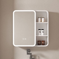 New Arc Space Aluminum Bathroom Mirror Cabinet Wall-Mounted Mirror Toilet with Storage Mirror Cabine