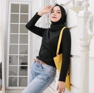 BISA COD/BAYAR DI TEMPAT | Manset baju bahan spandex premium original / Inner / Manset polos / Terlaris dan termurah pakaian wanita kekinian baju wanita dewasa 2021 busana muslim wanita terbaru