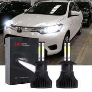 ไฟหน้า LED สีขาว6000K สำหรับ Toyota Vios E Spec & J Spec (NCP150) ปี2013-2016 (ไฟหน้า) จำนวน2ชิ้น