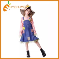 Scarecrow Witch Halloween Costume For Women With Polyester Fabric Shows Stage For