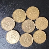 Singapore 2nd Series $1 Dollar Coin 1987 - 2013
