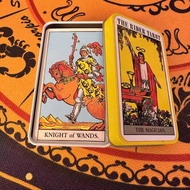Genuine Ryderwitt tarot tarot tarot Tin Box Small Size Hand-Colored Gilding Beginners Getting Starte