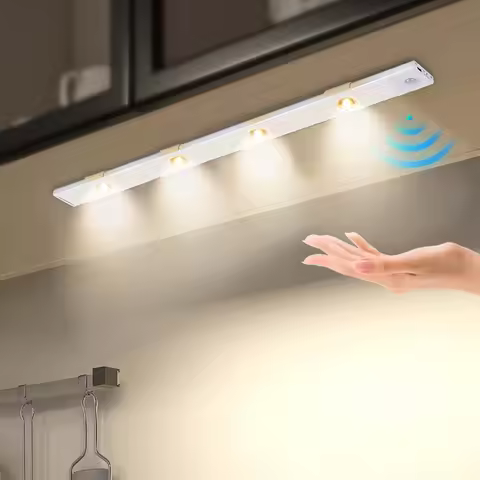 LED Smart Home Human Body Sensor Light - Rechargeable Cat Eye Sensor Light, Wine Cabinet Light, Hill
