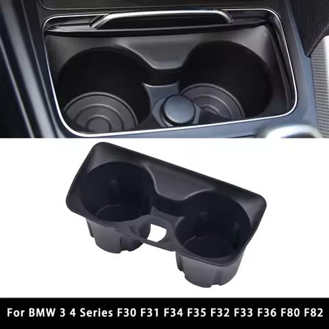 For BMW 3 4 Series M3 M4 F30 F31 F34 F35 F80 F32 F33 F36 F82 Car Central Console Water Cup Holder Cu
