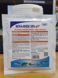 NOVA AMOX 50% WSP BỆNH SƯNG CHƯỚNG BỤNG – GAN THẬN MỦ (Gói 100g)