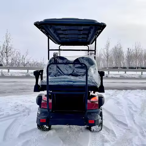 2025 Newly Launched 4 Seater 72V 5kw 4kw AC Lithium Battery Speed 42km/h Electric Hunting Golf Cart 