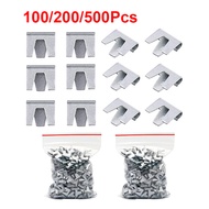 100/200/500Pcs Poultry wire cage clip Assembled fixing clips for chicken dog rabbit birds pigeon cage Metal clip