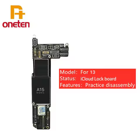 Lock iCloud Motherboard For iPhone 13mini 13 Pro MAX Inter 128/256G/512G Swap CPU For Skill Practice