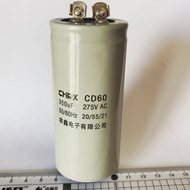 CD60 Motor Start Run Capacitor CD60 350UF 275VAC Starting capacitor 350UF 50*100