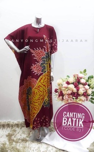 New Arrival Kaftan/Baju Kelawar Canting Batik Creaction/Terengganu/Baju Tidur/Plus Size/Polyester/Murah/Terkini