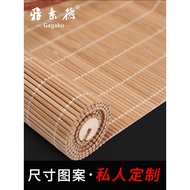 Tirai gulung buluh tanpa lubang tirai tirai gulung tarik tirai pintu rumah tarik tangan gaya Jepun teduhan tirai sekatan
