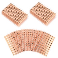 ROSENICE 600 Counts Acupuncture Vaccaria Ear Seeds Disposable Ear Press Seeds Multi-Condition Ear Se