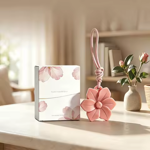 Camellia flower aroma wax tablets, long-lasting fragrance household wardrobe aroma wax tablets, car 