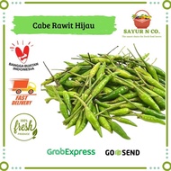 cabe rawit hijau / cabe rawit ijo 1 kg - 1 kg