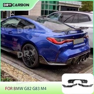 On sale Dry Carbon Fiber Rear Diffuser Bumper Spoiler Splitters Body Kits for BMW G82 G83 M4 2021+ A