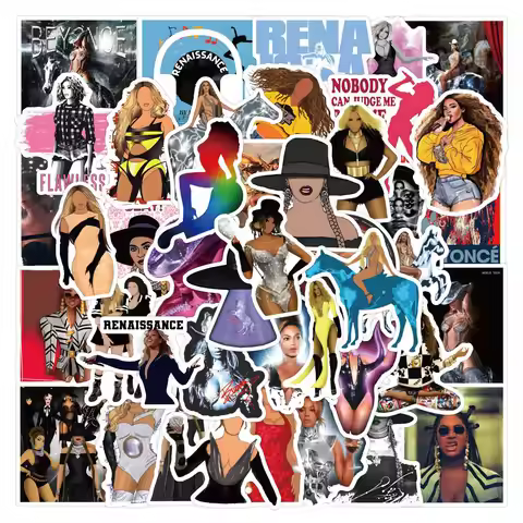 10/30/50PCS Beyonce Renaissance Stickers Funny Graffiti Decals DIY Scrapbook Laptop Guitar Car Bike