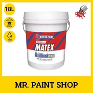 18L NIPPON SUPER MATEX EMULSION PAINT - 145 BRILLIANT WHITE