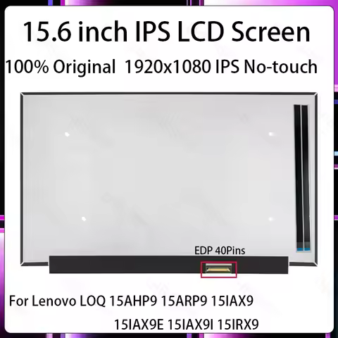 15.6 Inch 144Hz Laptop LCD Screen NE156FHM-NX9 For Lenovo LOQ 15AHP9 15ARP9 15IAX9 15IAX9E 15IAX9I 1