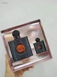 YSL聖羅蘭黑鴉片EDP香水套裝黑鴉片香水50ml➕7.5ml中樣