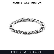 Daniel Wellington Ellipse Cuban Chain Bracelet Silver Unisex Bracelet for women and men stainless st