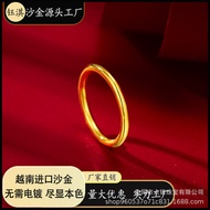 cincin 916 cincin emas 916 Vietnam Sand Gold Ancient Method Plain Ring Ring Men Women Style Gold Sto