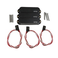 YY-EMG Guitar Pickups SA Active Single Coil Guitar Pickup Set black White