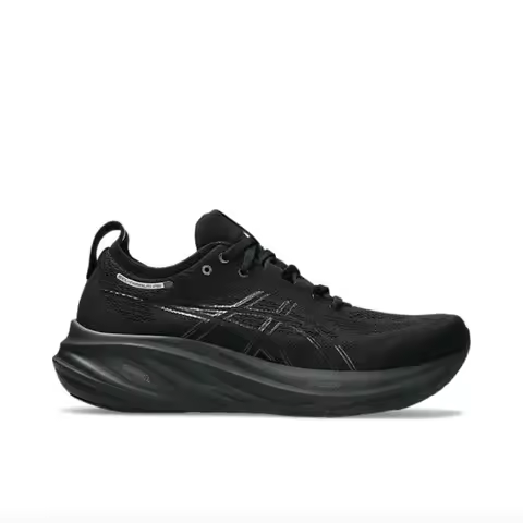 Asics Gel-Nimbus 26 Men's Running Shoes, Versatile, Shockproof, Multi-functional Sneakers, Black