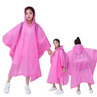 IQANGEL เสื้อกันฝนเด็ก เสื้อกันฝนแบบคลุมสำหรับเด็กนักเรียนเสื้อคลุมกันฝนสำหรับเด็กผู้ชายและเด็กผู้หญ