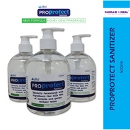 Aidwell ProProtect Sanitizer with 75% alcohol and honey dew fragrance, 500ml - MOH registered