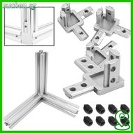 SUCHENSG Bracket Connector Durable 2020 3030 4040 Series Slot with Screws 3-Way