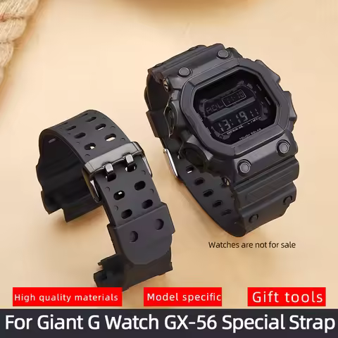 GX-56BB-1B Silicone watch Strap For Casio G-SHOCK Series Large Block G Giant G 3221 GXW-56-1A Resin 