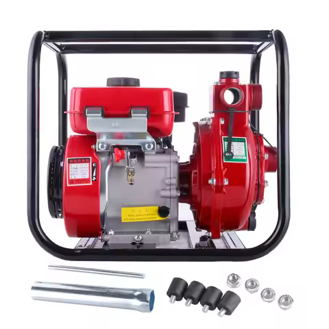 5hp Diesel Engine Water Pump 2-inch Dual Impeller Diesel Engine Water Pump Machine
