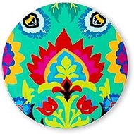 Excelsa New Delhi Ceramic Dolomite and Cork Coaster 16 x 16 cm