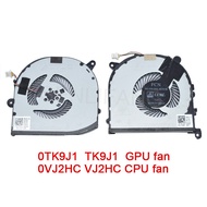 For DELL XPS 15 9560 series Precision 5520 M5520 CPU GPU Cooler Radiator 4-Pin Fan 0TK9J1 TK9J1 NS75