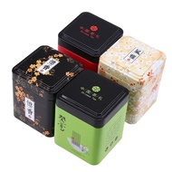 {GOOD} Tea Caddies Chocolate Storage Box Iron Tin Box For Candy Biscuit Cookie Retro Chinese Coffee Can For Gift