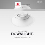 SL LIGHTING | Recessed Downlight โคมไฟดาวน์ไลท์ฝังฝ้า AR111 ปรับหน้าได้ รุ่น 6-W-766-AR111