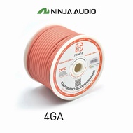 TENGS TS-4PC-K Car Audio Power Cable (1meter) |4 AWG  HI END Pure Copper Kabel Kuasa Audio
