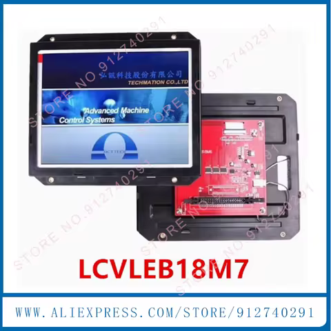 Original New Techmation LCVLEB18M7 LCVLEB18M6 3DS-LED-080T LCD Display Screen For Q8 Panel TECH2