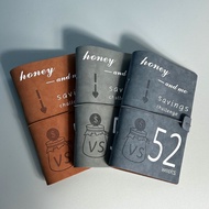 52 WeekSavings Challenge 52 Weeks Couple Challenge Money-saving Book Six-Hole Loose-leaf Card Book [