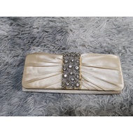 Aimer Cream Clutch Bag.