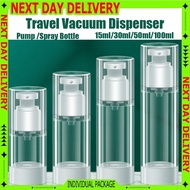 Vacuum Dispenser 15ml~100ml Perfume Atomizer Clear Refillable Portable Empty Travel Bottle Liquid/Sp