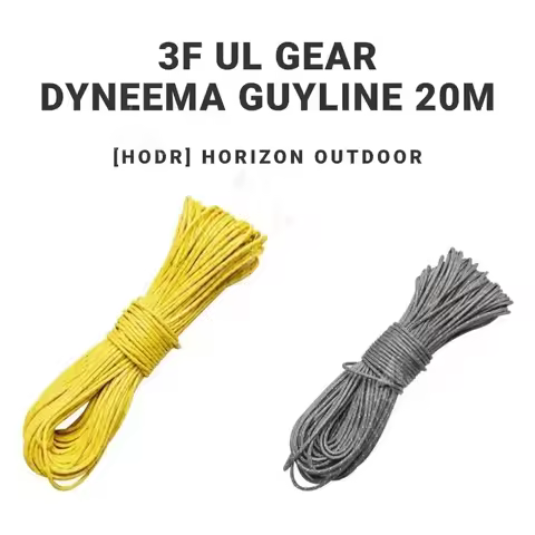 [HODR] 3F UL GEAR Guyline 1.5mm 20M Dyneema Cord Guy Rope Long Tent Rope Flysheet Canopy Tarp Shelte