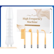 High Frequency Facial Machine Skin Therapy ozone beauty instrument Remove Wrinkles Acne Facial Thera