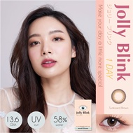 คอนแทคเลนส์รายวัน Jolly Blink สี Sunkissed Brown 12 ชิ้น