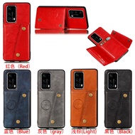 Casing For Huawei P40 P30 Pro P40 P30 P20 Lite Nova 7i 4e 3e Flip Leather Case Dual Layer Card Slots Stand Holder Wallet Pouch Cover